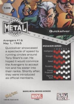 Quicksilver back card image