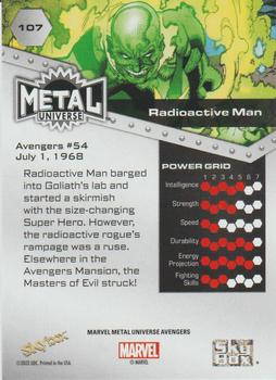 Radioactive Man back card image