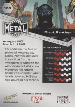 Black Panther back card image