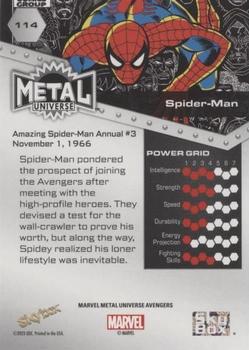Spider-Man back card image