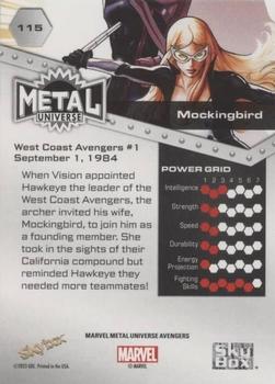 Mockingbird back card image