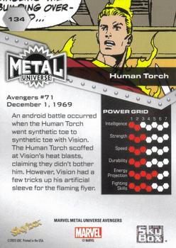 Human Torch back card image
