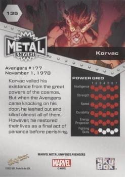 Korvac back card image
