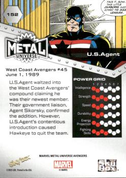 U.S. Agent back card image