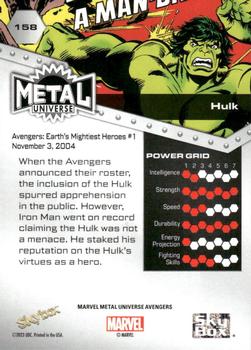 Hulk back card image