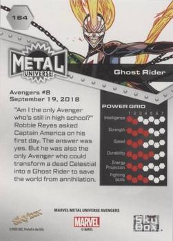 Ghost Rider back card image