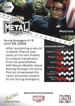 Patriot back card image