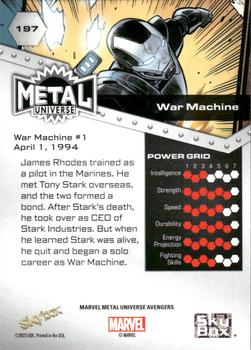 War Machine back card image