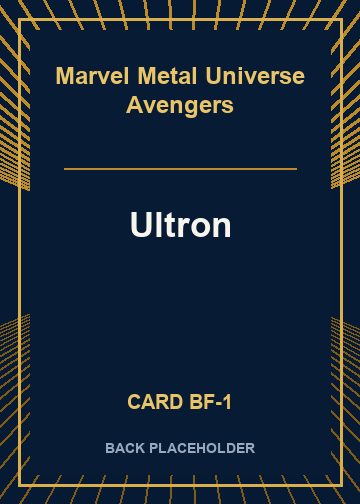 Ultron back card image