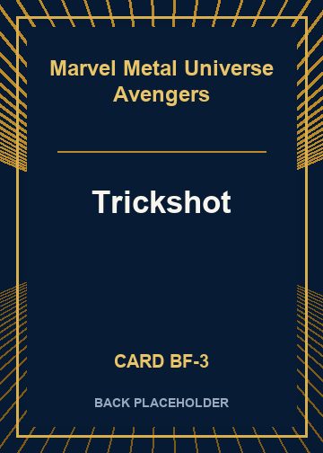 Trickshot back card image