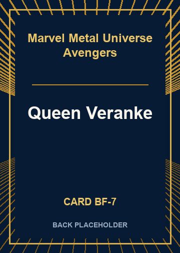 Queen Veranke back card image
