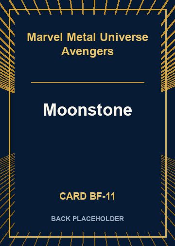 Moonstone back card image