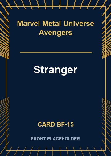 Stranger card thumbnail