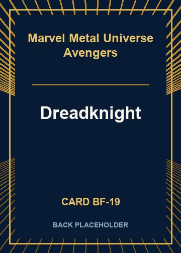 Dreadknight back card image