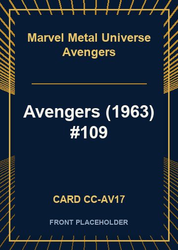 Avengers (1963) #109 card thumbnail