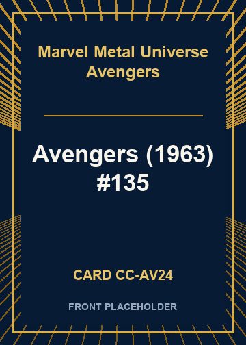 Avengers (1963) #135 card thumbnail