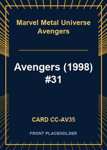 Avengers (1998) #31 card thumbnail