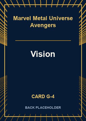 Vision back card image