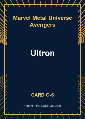 Ultron card thumbnail