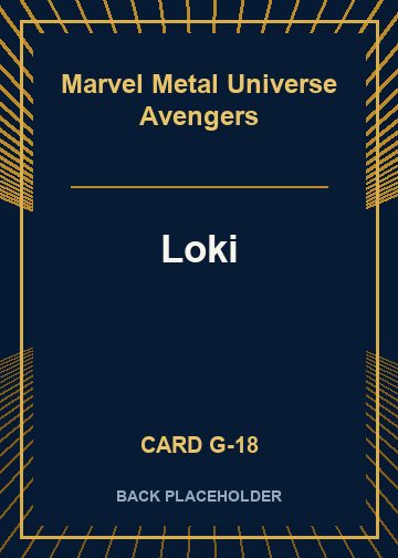 Loki back card image