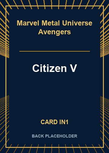 Citizen V back card image