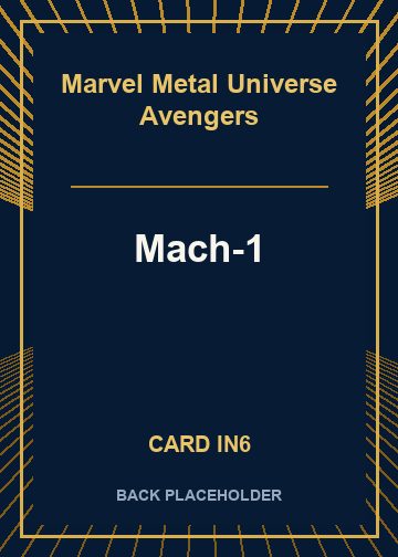 Mach-1 back card image