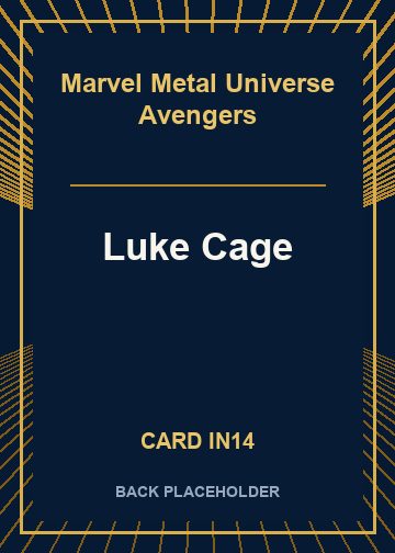 Luke Cage back card image