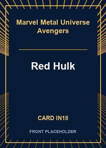 Red Hulk card thumbnail