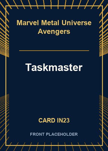 Taskmaster front card image