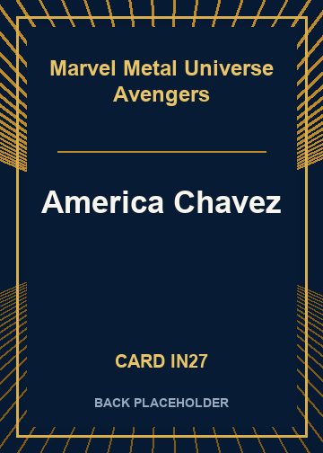 America Chavez back card image