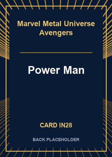 Power Man back card image