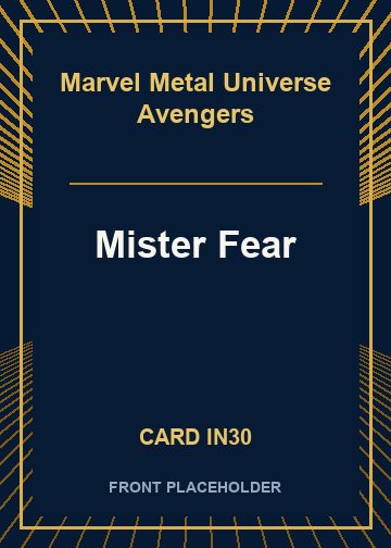 Mister Fear card thumbnail