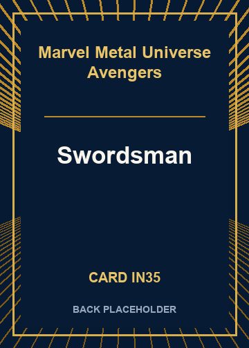 Swordsman back card image