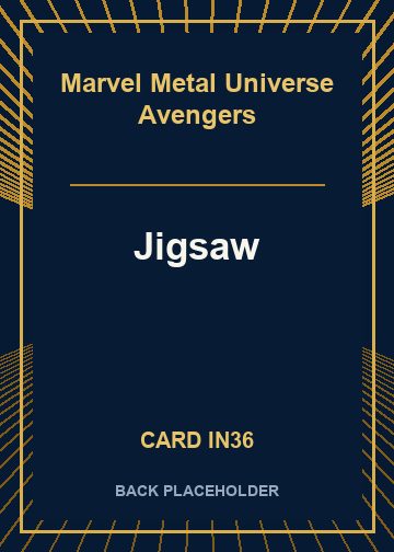 Jigsaw back card image