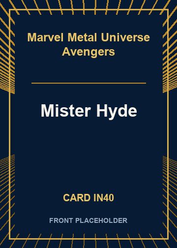 Mister Hyde card thumbnail