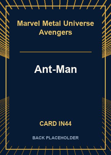 Ant-Man back card image