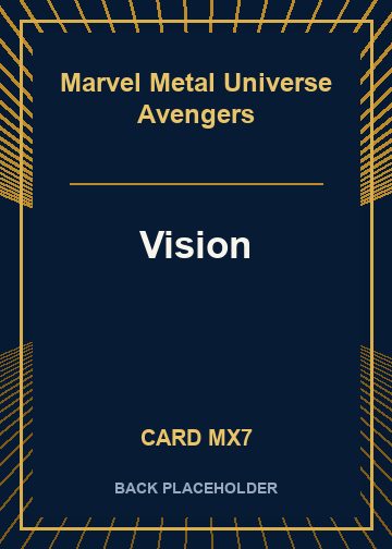 Vision back card image