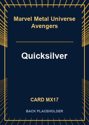 Quicksilver back card image