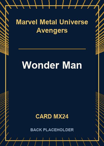 Wonder Man back card image