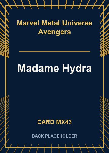Madame Hydra back card image