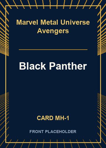 Black Panther card thumbnail