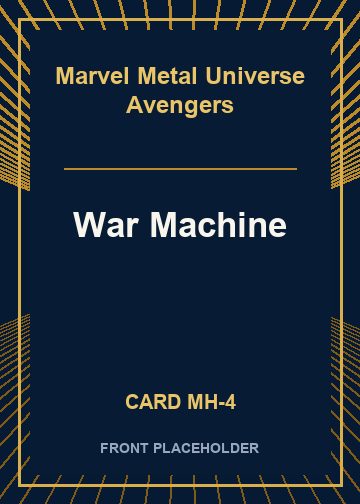 War Machine front card image