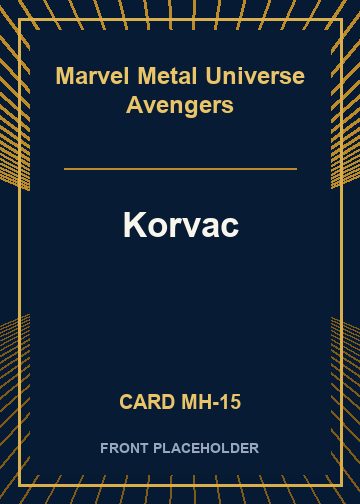 Korvac card thumbnail