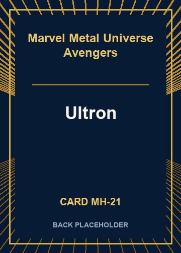Ultron back card image
