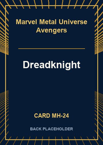Dreadknight back card image