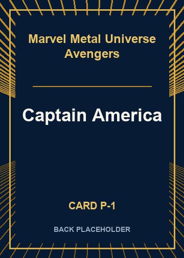 Captain America back card image