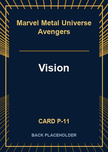 Vision back card image