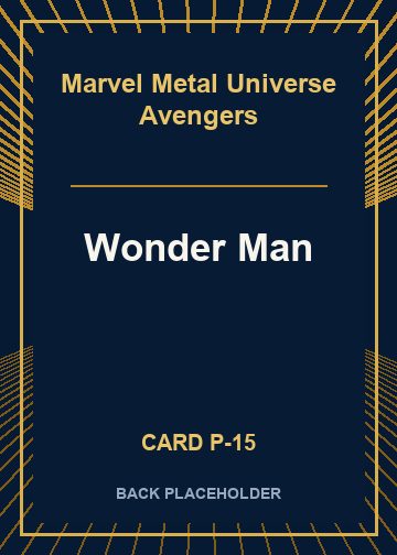 Wonder Man back card image