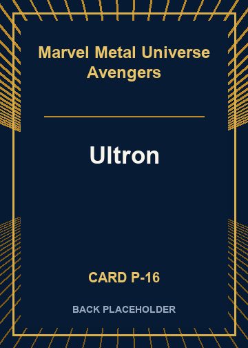 Ultron back card image