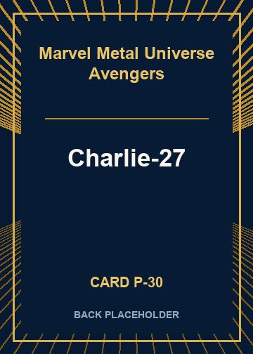 Charlie-27 back card image